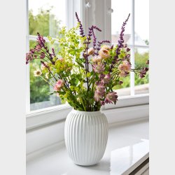 HAMMERSHI VASE 20 CM HVID