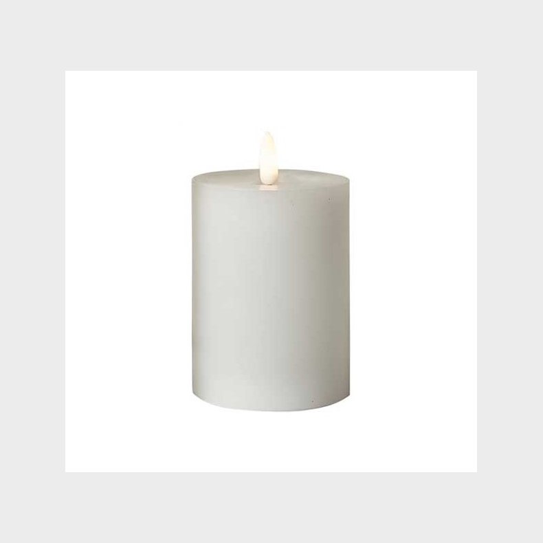 3D BLOKLYS H 10 CM  7,5 CM HVID