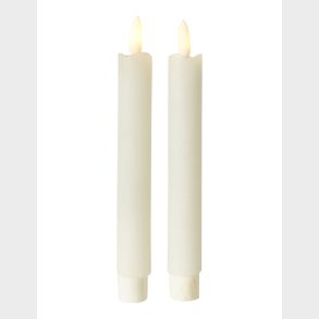 CONZEPT 3D KRONELYS 14 CM HVID - 2 STK