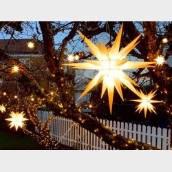 HERRNHUTER STJERNE 68 CM HVID PLAST