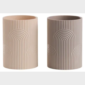 DAY TUMBLER GR�/BEIGE - 1 STK ASSORTERET