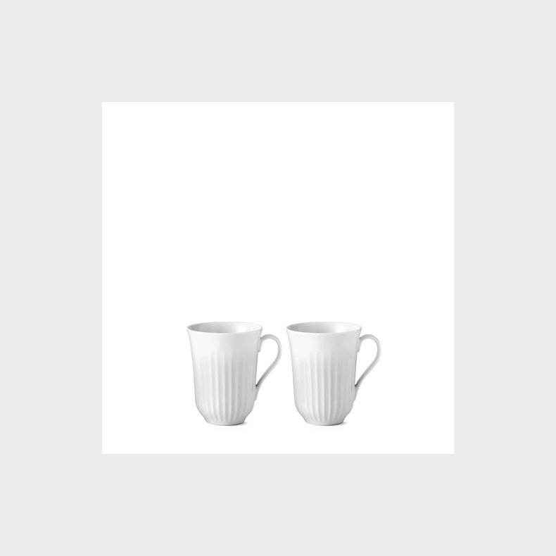 LYNGBY KRUS 32 CL KLAR HVID PORCELN  - 2 STK.