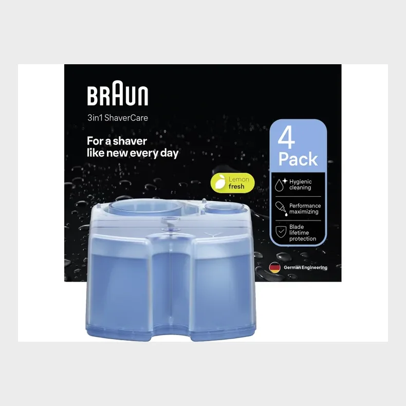 BRAUN CCR4 CLEAN &amp; RENEW RENSEPATRONER 4 STK.