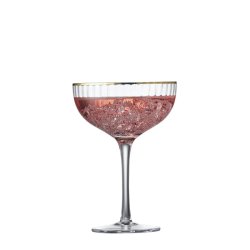 LYNGBY PALERMO COCKTAILGLAS MED GULDKANT 31,5 CL - 4 STK