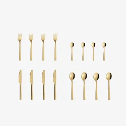 AIDA RAW BESTIKST GULD BELGNING - 16 DELE