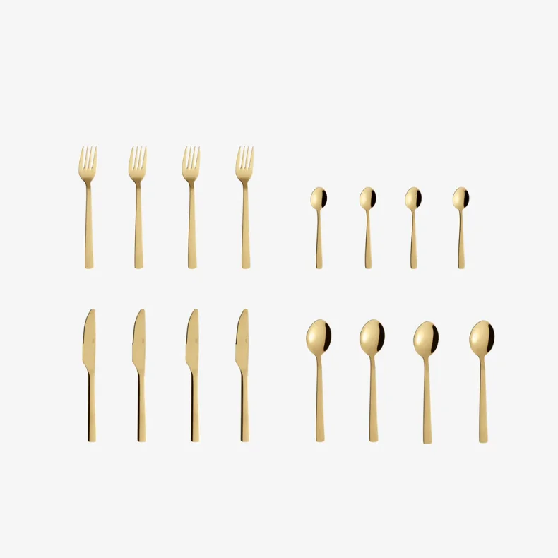 AIDA RAW BESTIKST GULD BELGNING - 16 DELE