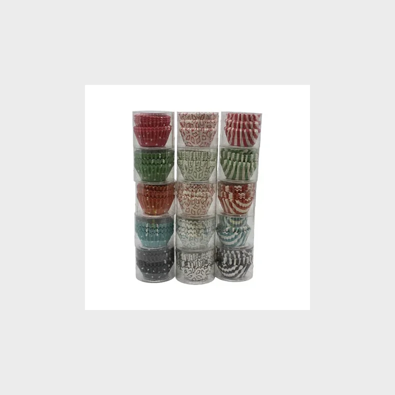 MUFFIN-/KONFEKTFORME 60STK �5 - 1 STK ASSORTERET
