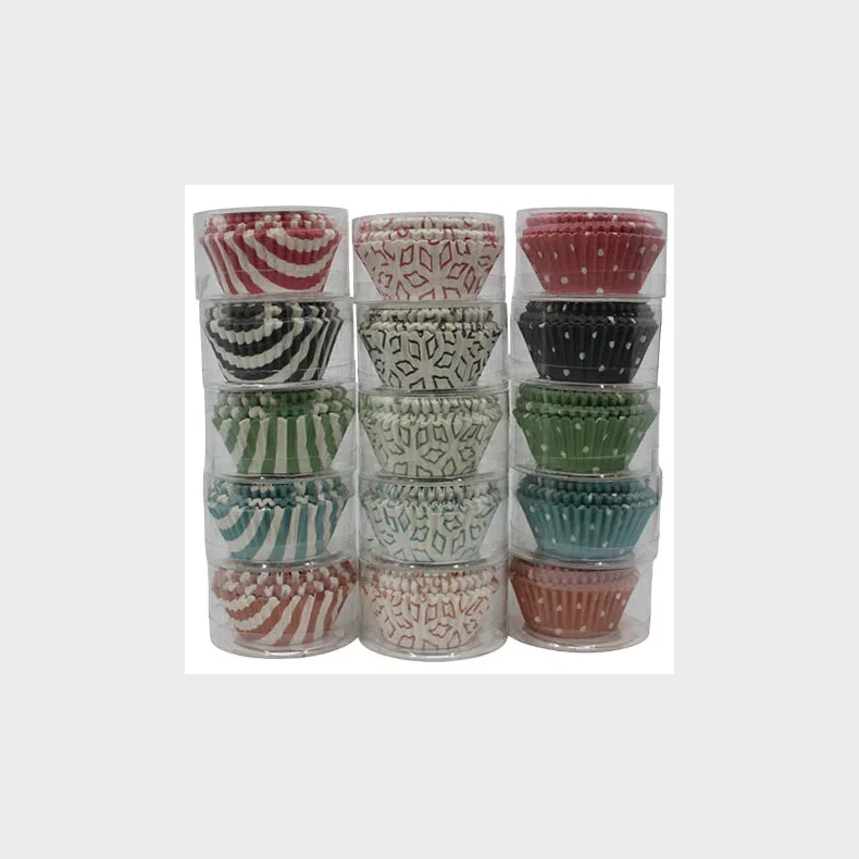 MUFFINSFORM PAPIR 60 STK �8 - 1 STK ASSORTERET