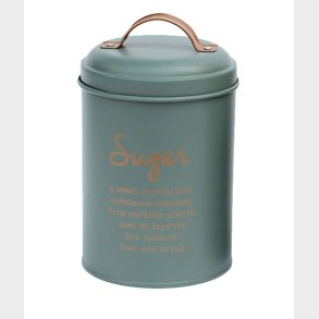 OPBEVARING SUKKER GR�N/GULD 11X15CM