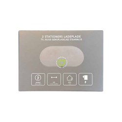 JULIUS MAGNETLADEPLADE 2 STATIONER