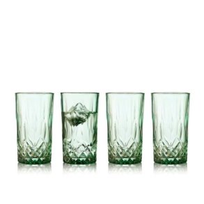 LYNGBY GLAS SORRENTO HIGHBALL 38 CL GR�N - 4STK
