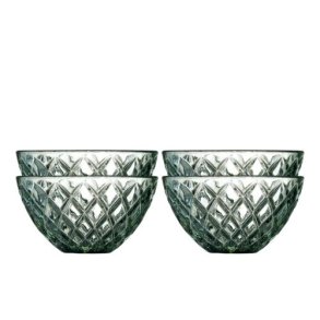 LYNGBY GLAS SORRENTO SK�L 12CM GR�N - 4STK