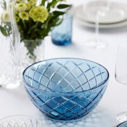 LYNGBY GLAS SORRENTO SALATSK�L 24CM BL�