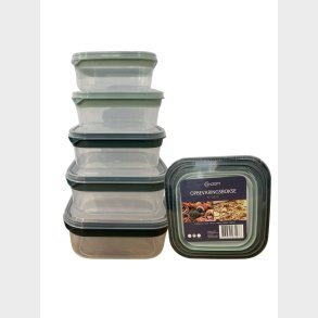 OPBEVARINGSBOKSE 10 DELE FIRKANT