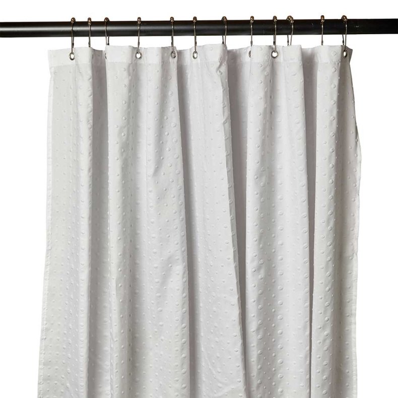 DACORE BADEFORHNG HVID 180x200 CM