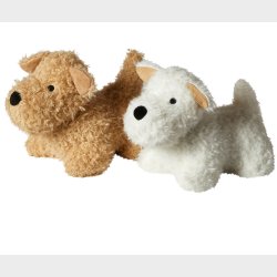 DACORE DRSTOPPER HUND PLYS HVID/BEIGE