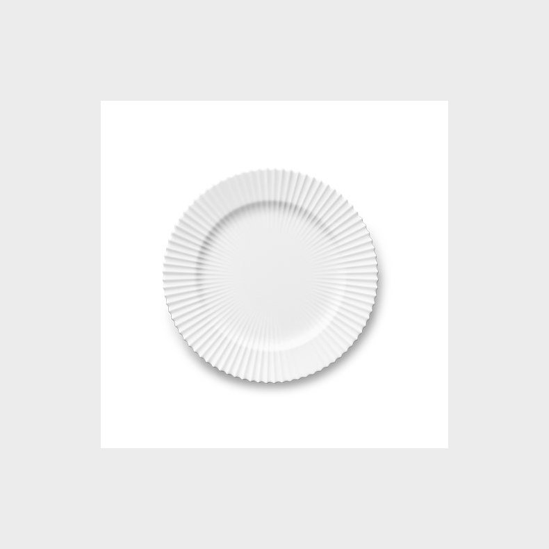 LYNGBY TALLERKEN 23,5 CM HVID