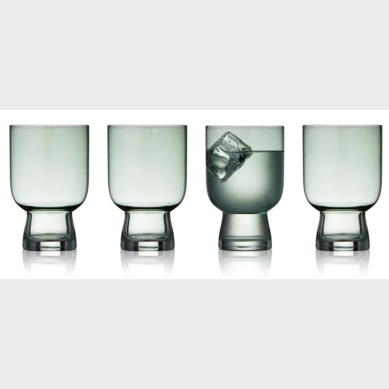 LYNGBY GLAS SORRENTO VANDGLAS 30CL GR�N - 4STK