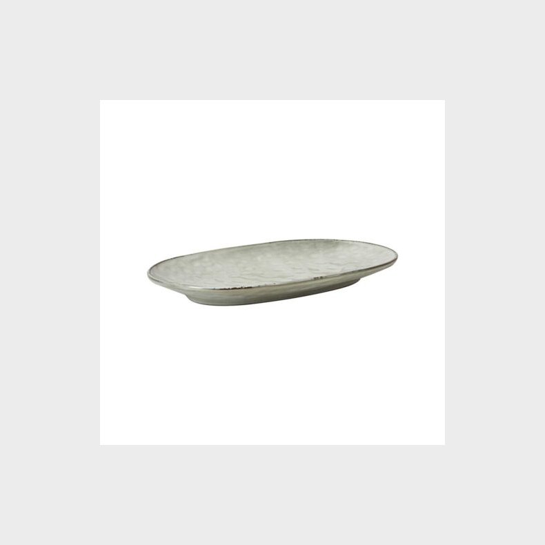 SERVERINGSFAD OVAL BLANK STONE