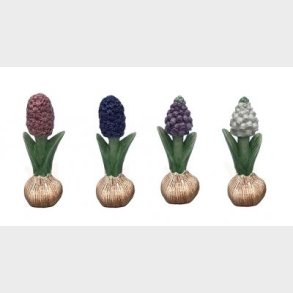 DEKO PERLE-/HYACINT MED L�G 4 ASS. DOLOMITE MIX