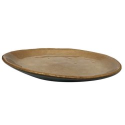 DESSERTTALLERKEN OVAL PETROLEUM