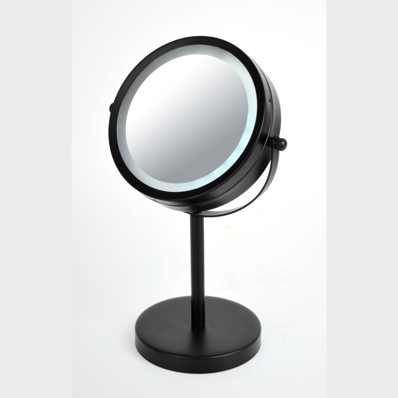 MAKEUP SPEJL LED LYS SORT