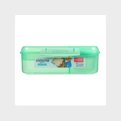 SISTEMA BACK TO SCHOOL BENTO LUNCH MADKASSE 1,65L GREEN