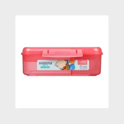 SISTEMA BACK TO SCHOOL BENTO LUNCH MADKASSE 1,65L PINK