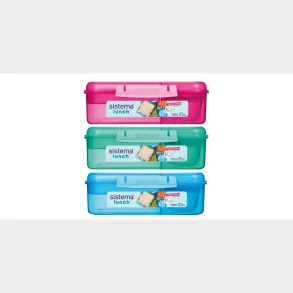 SISTEMA BENTO LUNCH BOX 1,65L - ASSORTERET