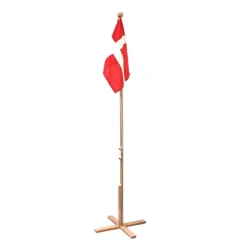 GULVFLAG I B�G DANNEBROG