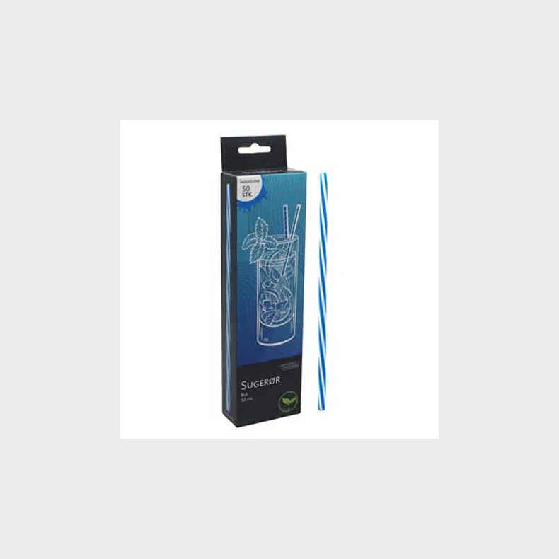 SUGER�R BL� GENV. PLAST 50STK