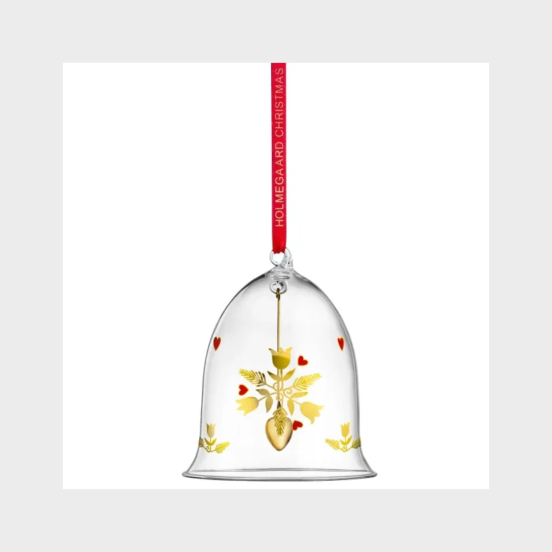 HOLMEGAARD JULEKLOKKE STOR GLAS 2020