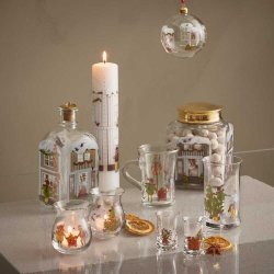 HOLMEGAARD JULELYSLYGTE H7,5 CM 2022 - 2 STK.