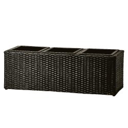 PLANTEKASSE M/3 SKJULERE SORT