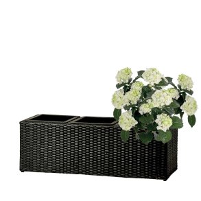 PLANTEKASSE M/3 SKJULERE SORT