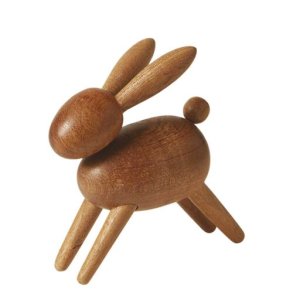 KANIN L�BER H9,5 CM MAHOGNI