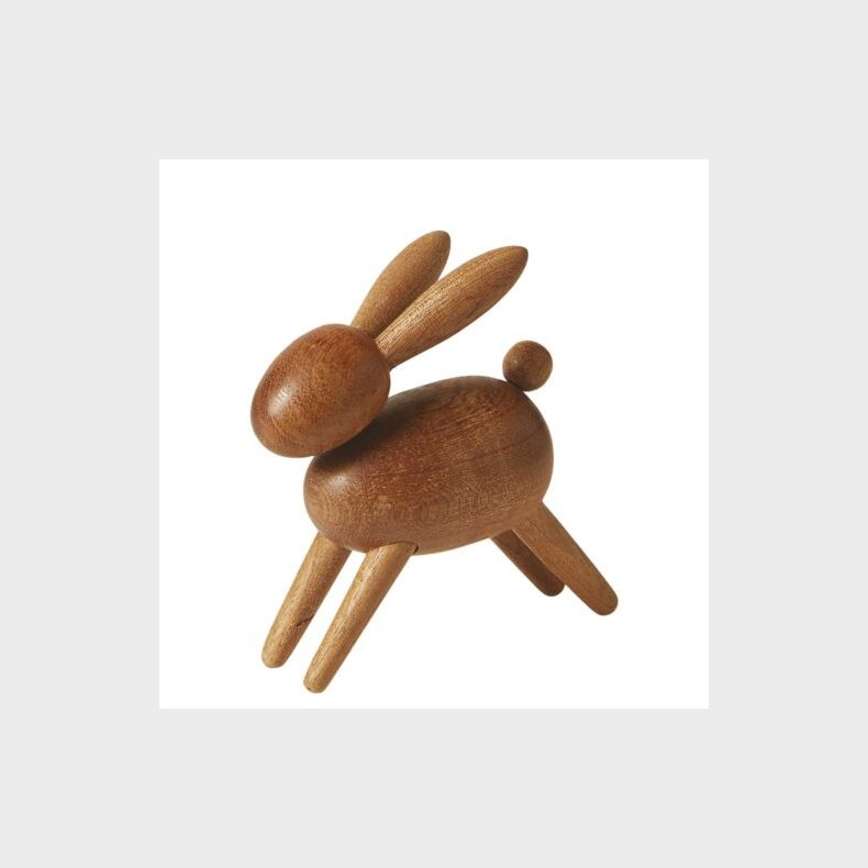 KANIN L�BER H9,5 CM MAHOGNI