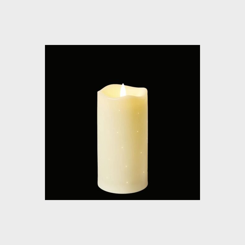 LED LYS TWINKLE 7,5 X 15 CM MED TIMER 6/18