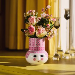 BJ�RN WIINBLAD OLGA VASE PINK H15 CM 