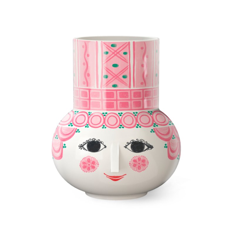 BJ�RN WIINBLAD OLGA VASE PINK H15 CM 