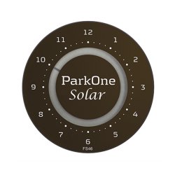 PARKONE SOLAR P-SKIVE UR SORT