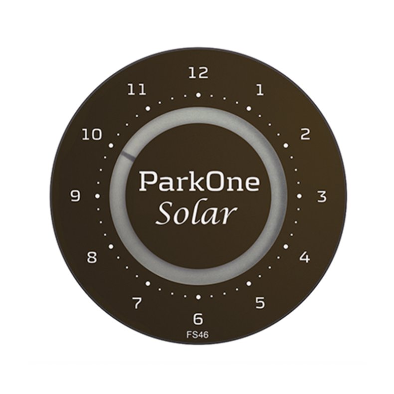 PARKONE SOLAR P-SKIVE UR SORT