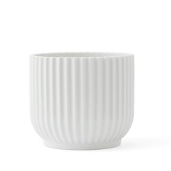 LYNGBY PORCEL�N URTEPOTTESKJULER HVID �18 CM