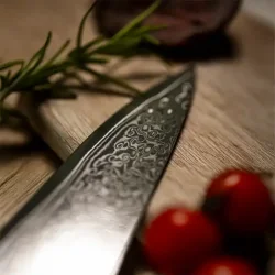 DAMASCUS BY H�WS KNIVS�T 6 DELE