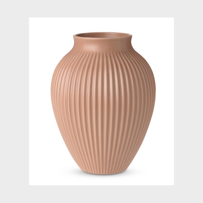 KNABSTRUP VASE 27CM MAT DUSTY ROSE