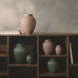 KNABSTRUP VASE 27CM MAT CELADON GREEN