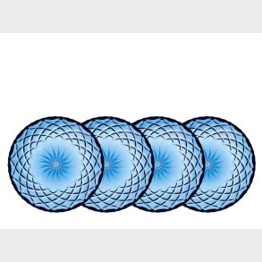 LYNGBY GLAS SORRENTO ASIET 16CM BL� - 4STK