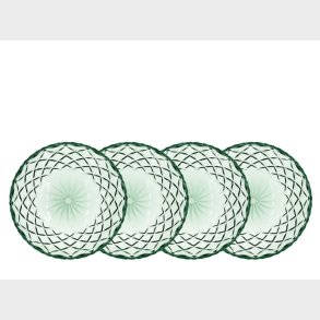 LYNGBY GLAS SORRENTO ASIET 16CM GR�N - 4STK