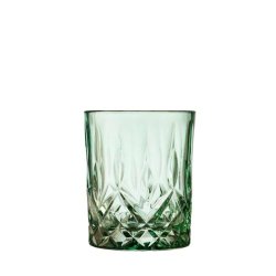 LYNGBY GLAS SORRENTO WHISKYGLAS 32CL GR�N - 4STK