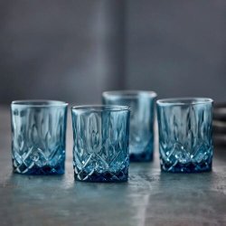 LYNGBY GLAS SORRENTO WHISKEYGLAS 32CL BL� - 4STK